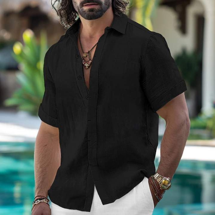 Jack | Linen Summer Button-Down Shirt