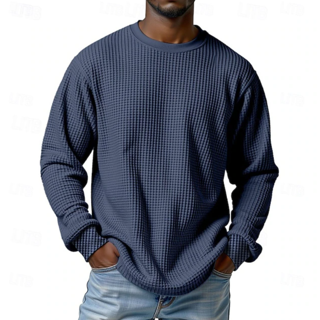 Samuel | Waffle Long Sleeve Tee