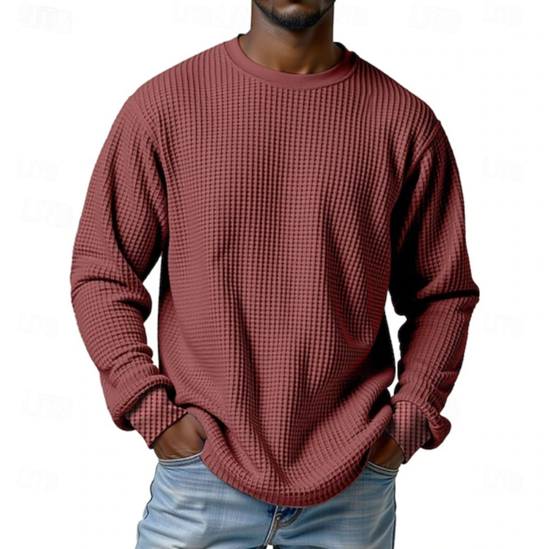 Samuel | Waffle Long Sleeve Tee