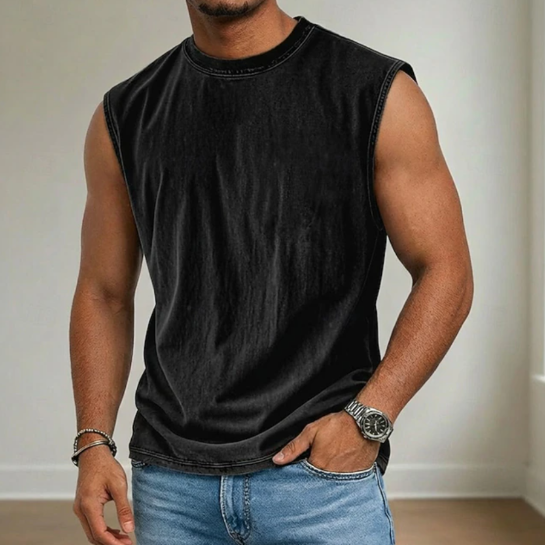 Bert | Vintage Wash Sleeveless Tank