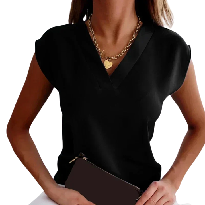 Lorien | Elegant V-Neck Blouse