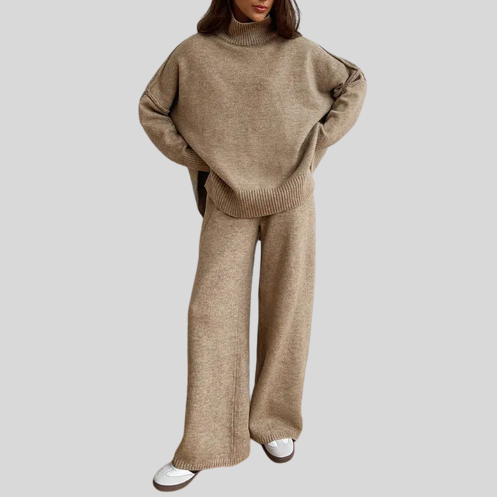 Beatrix | Turtleneck Sweater & Wide-Leg Set