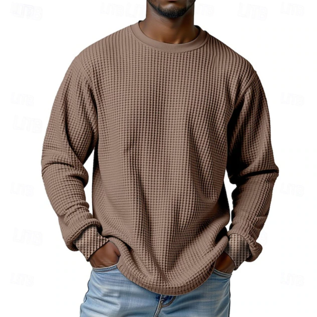 Samuel | Waffle Long Sleeve Tee