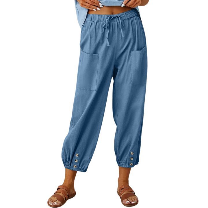Neve | Chic High-Waist Trousers