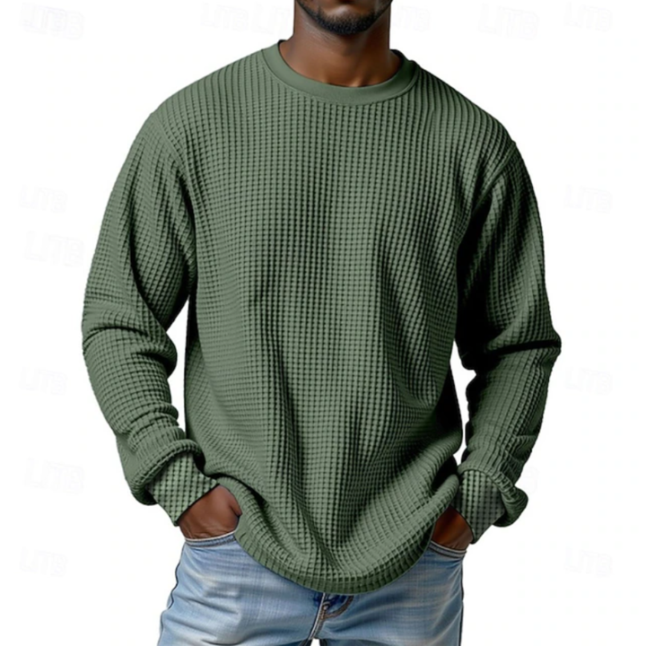 Samuel | Waffle Long Sleeve Tee