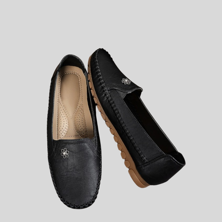 Sandy | Sandy | Orthopedic Leather Slip-On Loafers