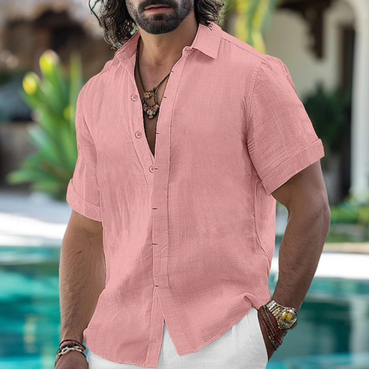 Jack | Linen Summer Button-Down Shirt