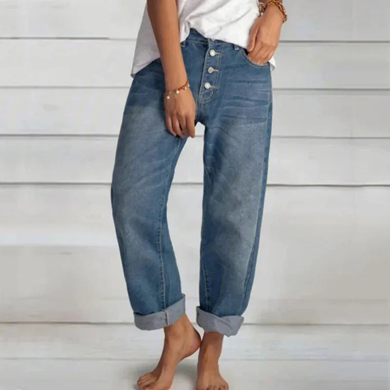 Madeleine | High-Waisted Jeans with Fluid Silhouette