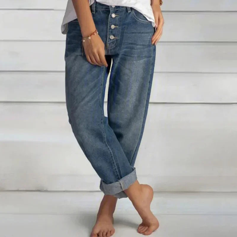 Madeleine | High-Waisted Jeans with Fluid Silhouette