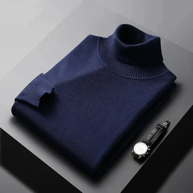 Jherimie | Men’s Roll-Neck Long Sleeve Sweater