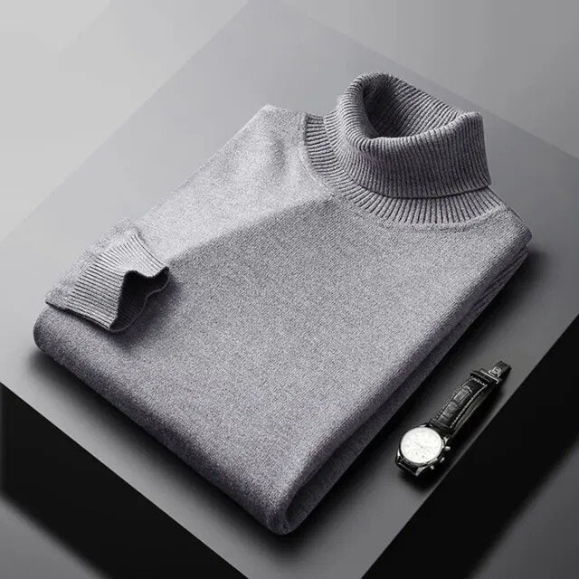 Jherimie | Men’s Roll-Neck Long Sleeve Sweater