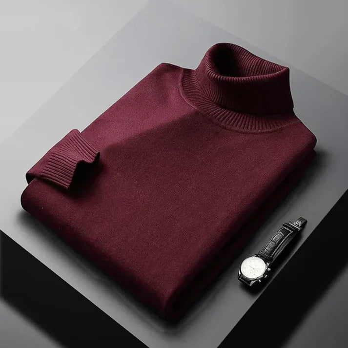Jherimie | Men’s Roll-Neck Long Sleeve Sweater