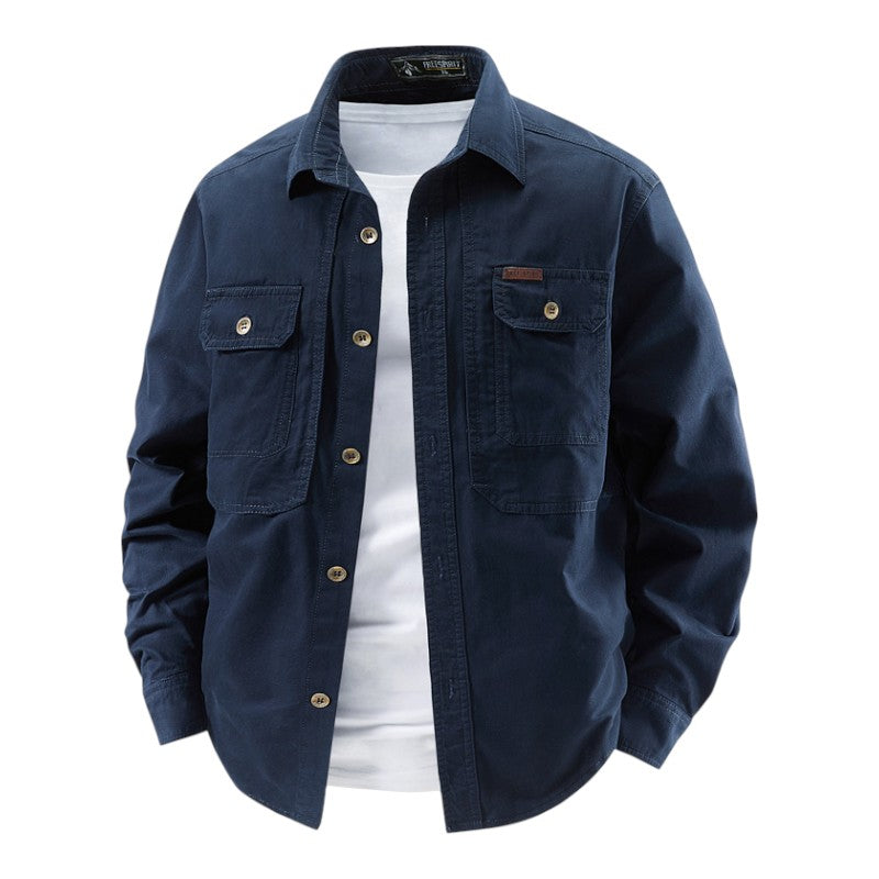 Ainar | Breathable Long Sleeve Button-Up Shirt