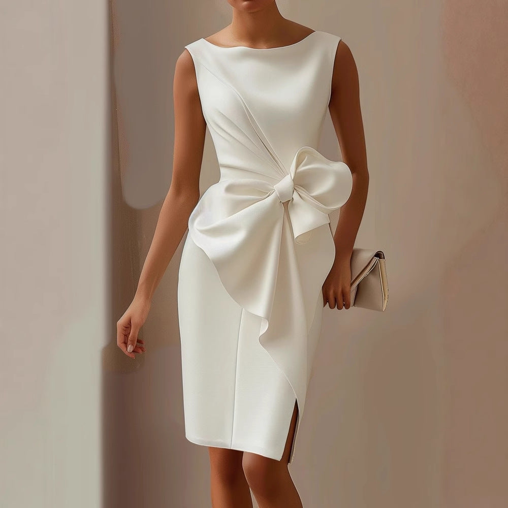 Quinnie | Sculpted Sleeveless Statement Dress