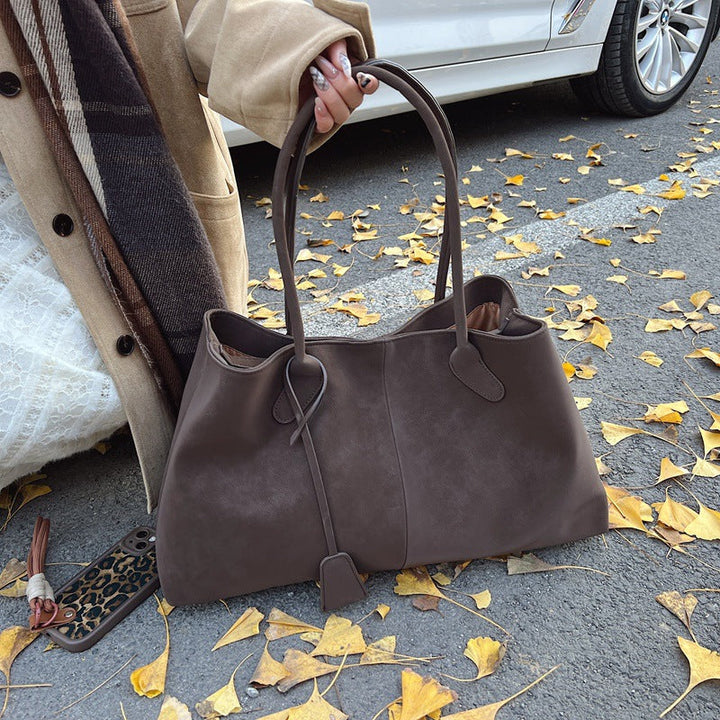 Umaiza | Faux Suede Crossbody Bag