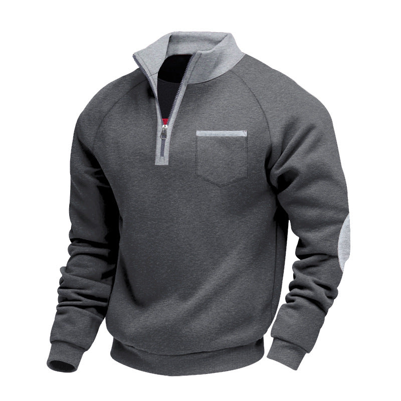 Trond | Zip-Up Sweatshirt with Quarter Collar