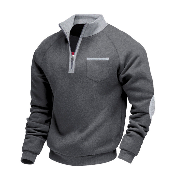 Trond | Zip-Up Sweatshirt with Quarter Collar