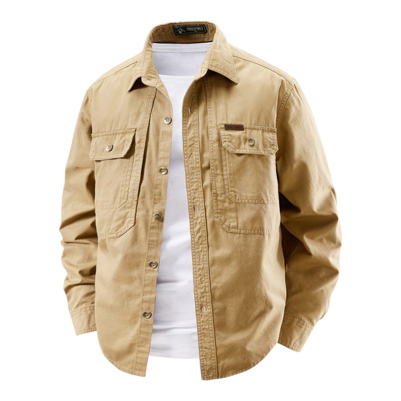 Ainar | Breathable Long Sleeve Button-Up Shirt