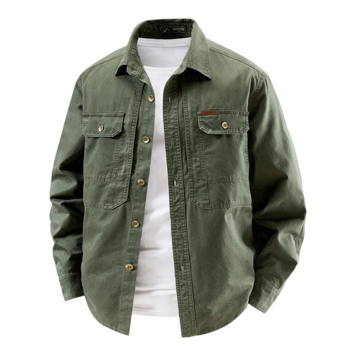 Ainar | Breathable Long Sleeve Button-Up Shirt