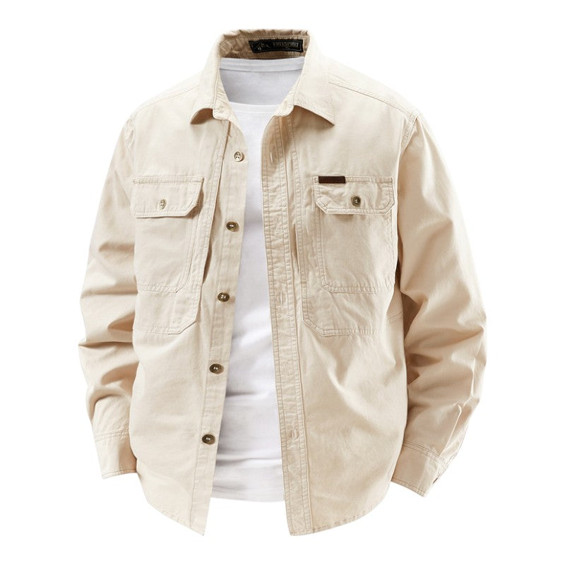 Ainar | Breathable Long Sleeve Button-Up Shirt