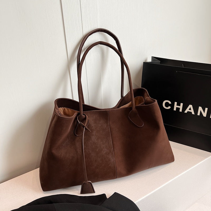 Umaiza | Faux Suede Crossbody Bag