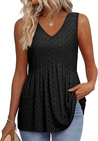 Elenor | Flowy Sleeveless Tank Top
