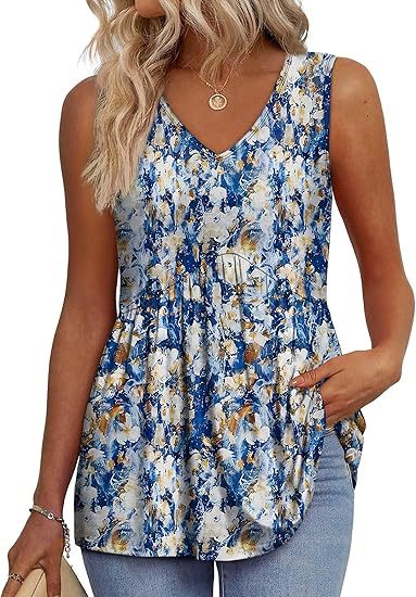 Elenor | Flowy Sleeveless Tank Top