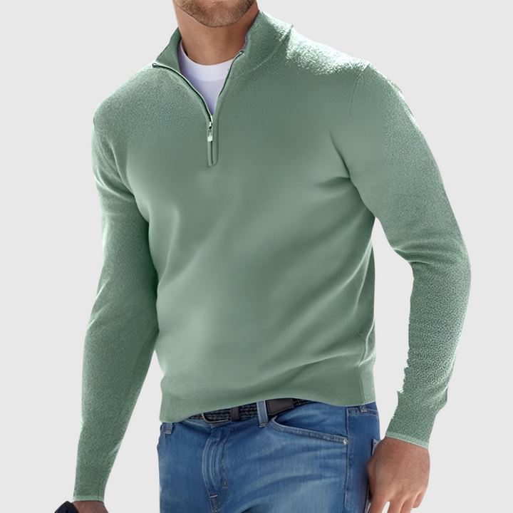 Felix - Zip-Up Pullover for Men