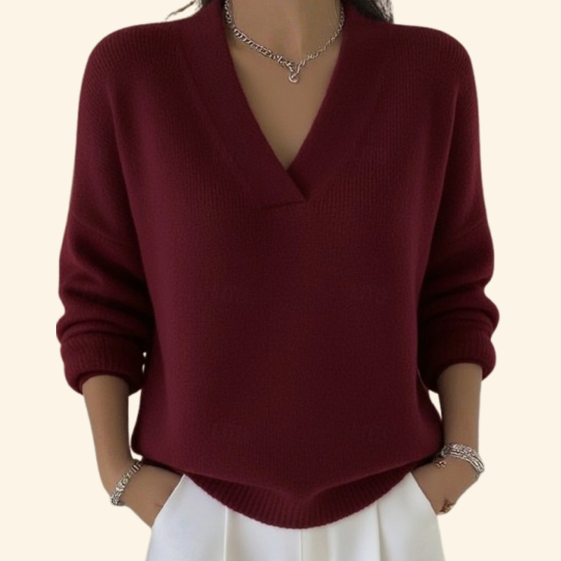 Taleena | V-Neck Pullover