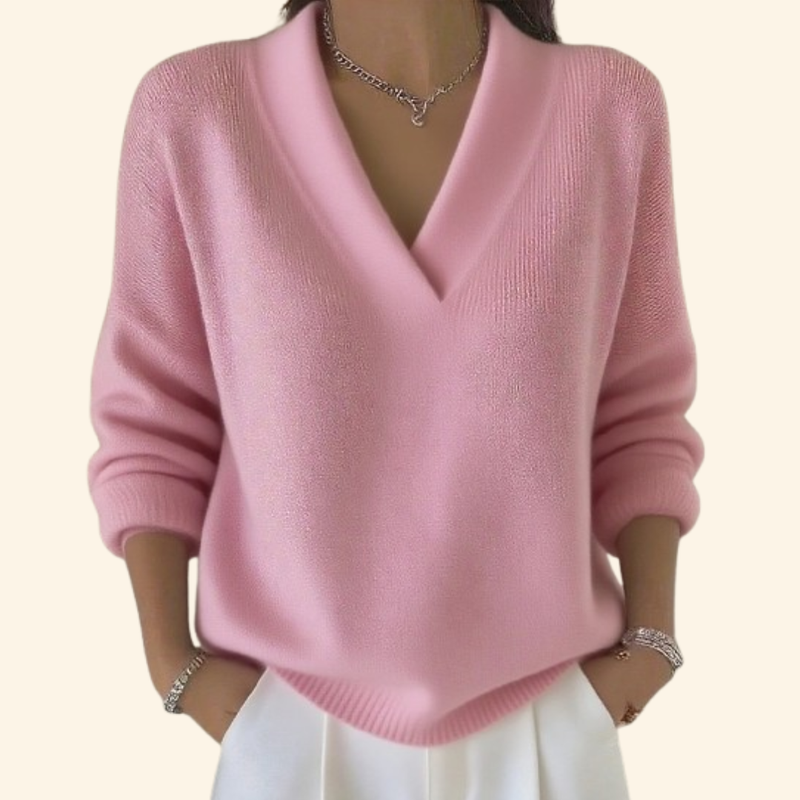 Taleena | V-Neck Pullover