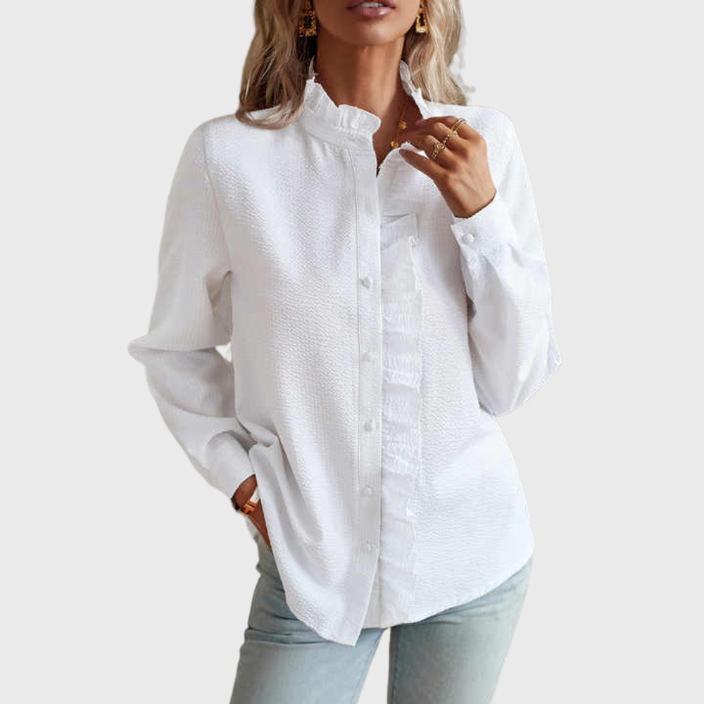 Agnete | Elegant Striped Blouse