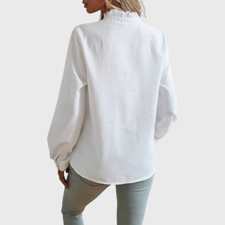 Agnete | Elegant Striped Blouse