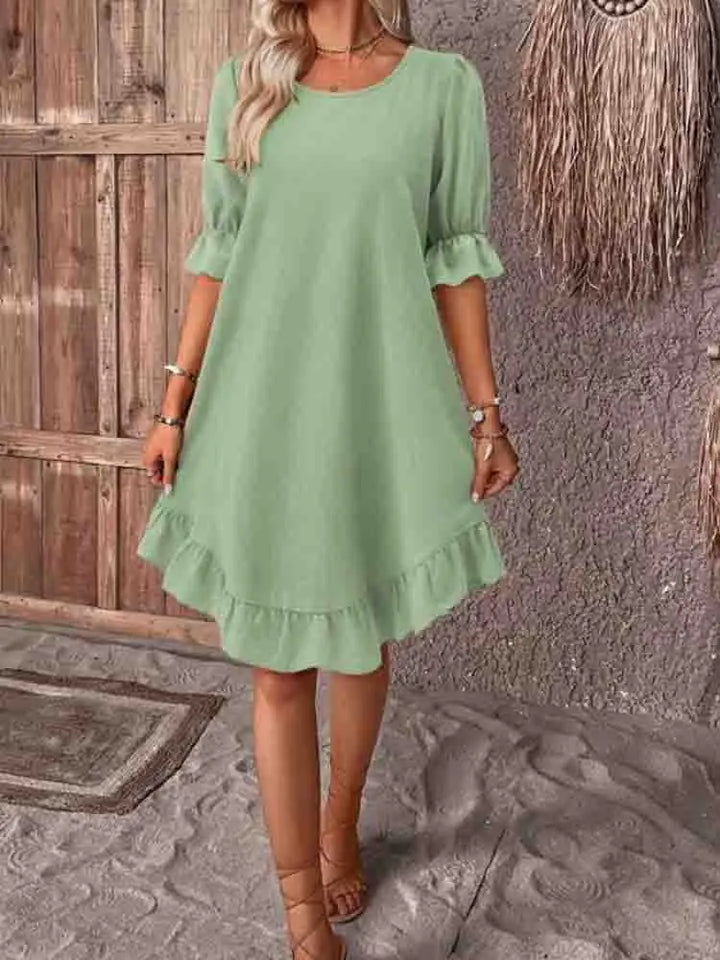 Sally | Ruffled Summer Dress