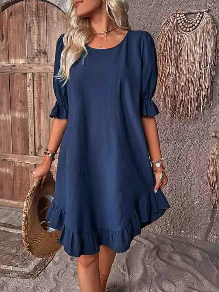 Sally | Ruffled Summer Dress