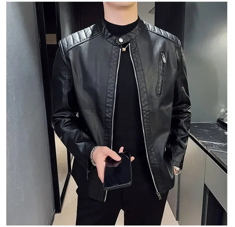 Adrien™ | Elegant Leather Jacket