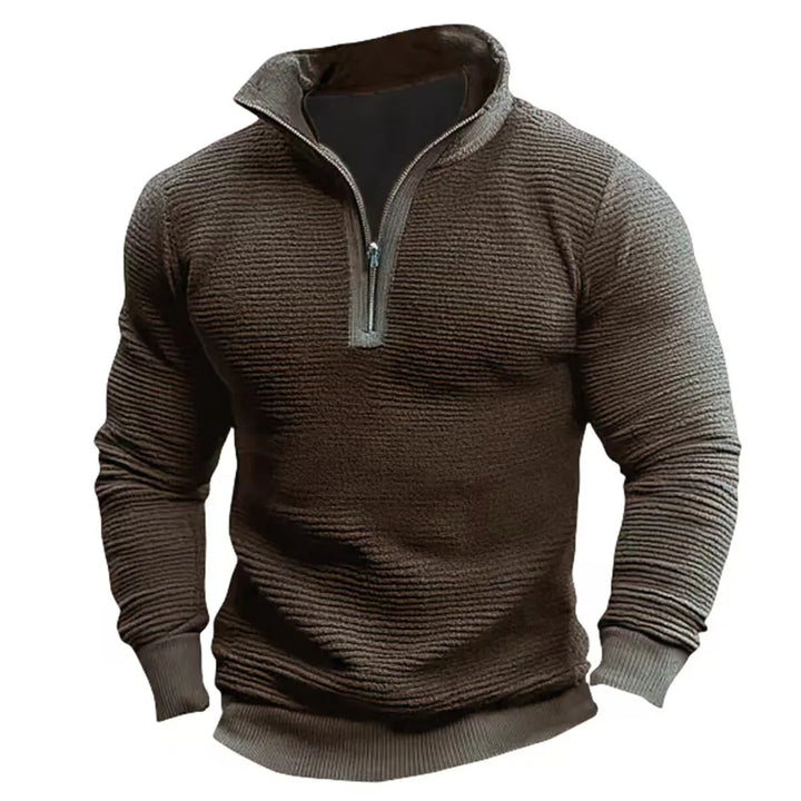 Keir | Stylish Casual Sweater with Quarter-Zip Detail