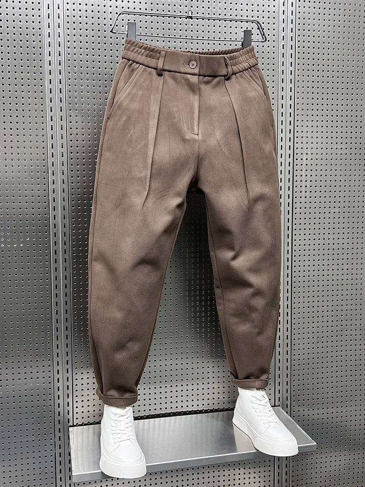 Marcello | Elegant Mélange Trousers