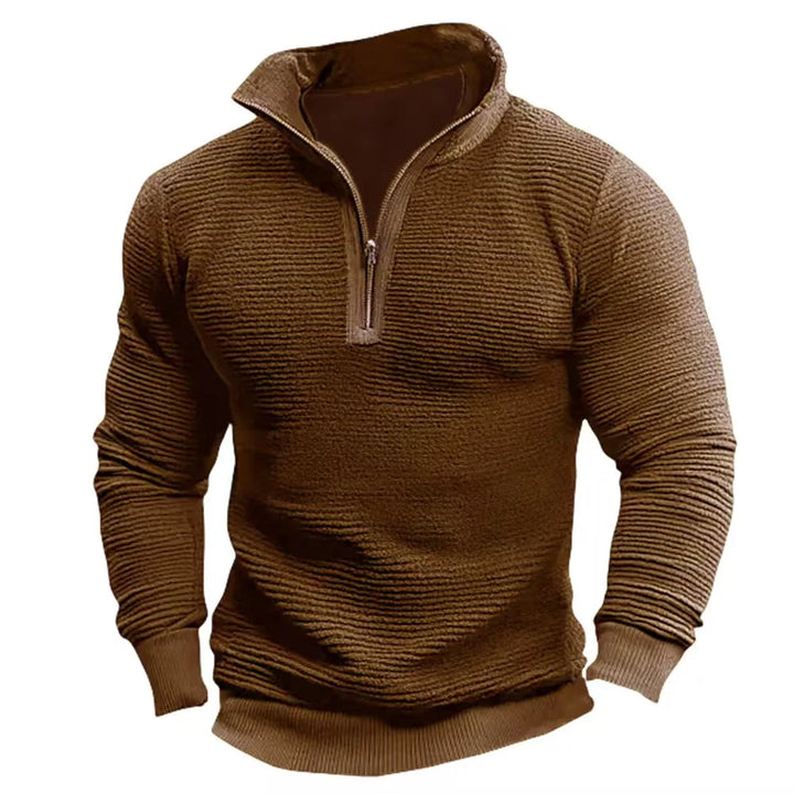 Keir | Stylish Casual Sweater with Quarter-Zip Detail