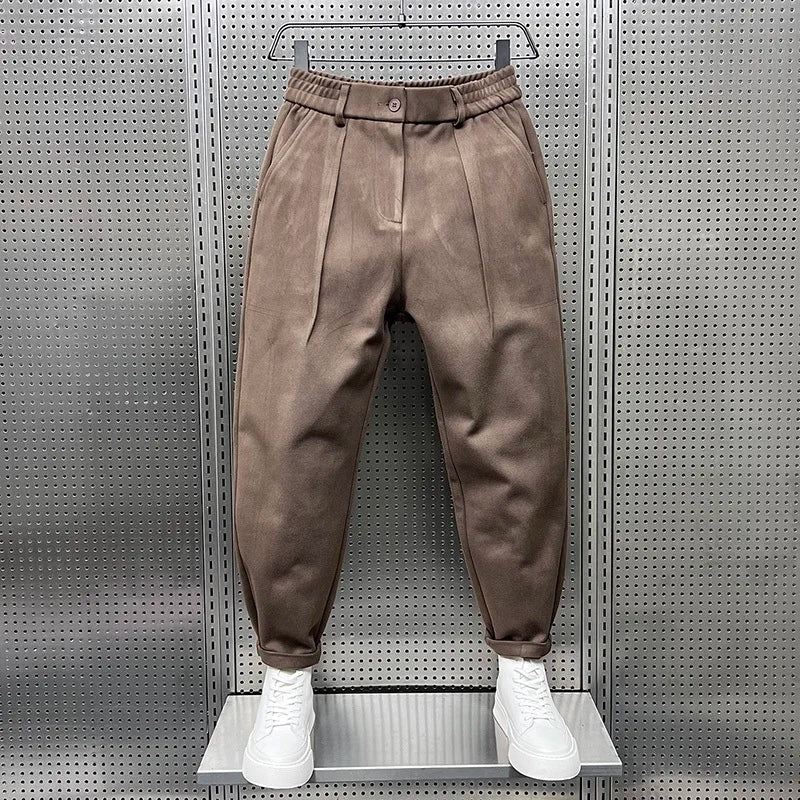 Marcello | Elegant Mélange Trousers