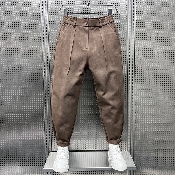 Marcello | Elegant Mélange Trousers