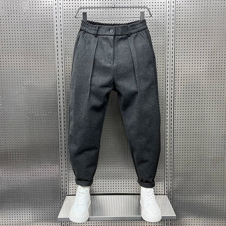 Marcello | Elegant Mélange Trousers