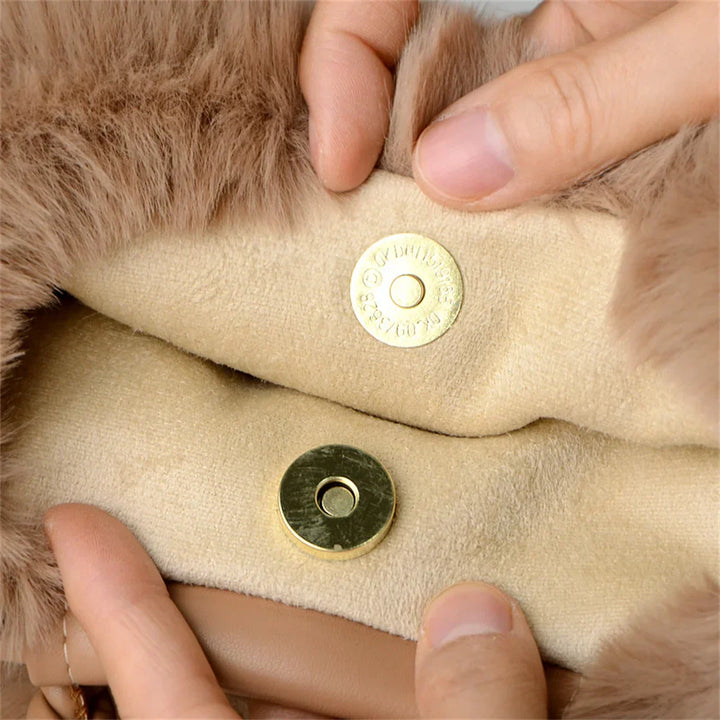 Marilyn | Plush Pumpkin Shoulder Tote