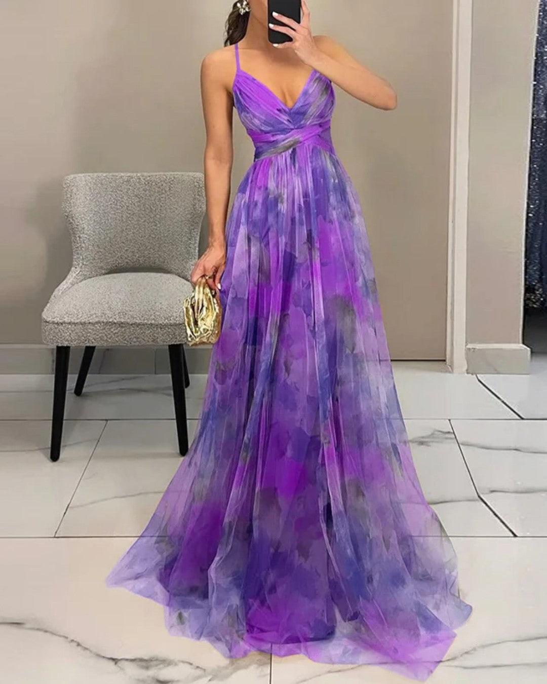 Viela | Floral Maxi Dress