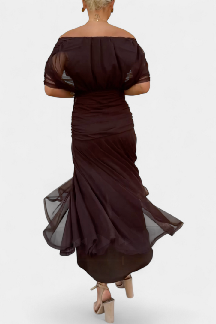 Hayden Laluna™ | Elegant Floral V-Neck Dress