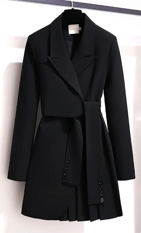 Kaliryn | Elegant Belted Coat