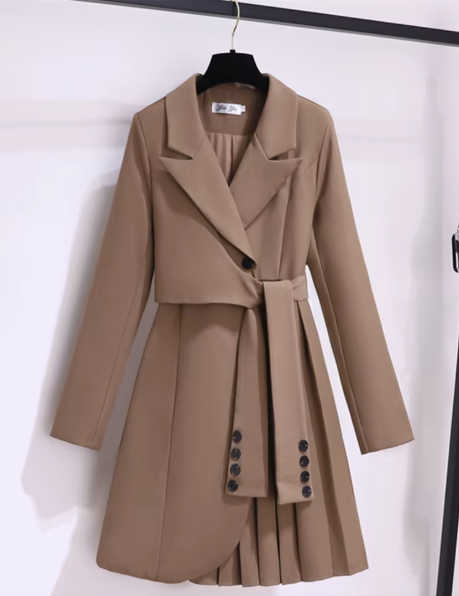 Kaliryn | Elegant Belted Coat
