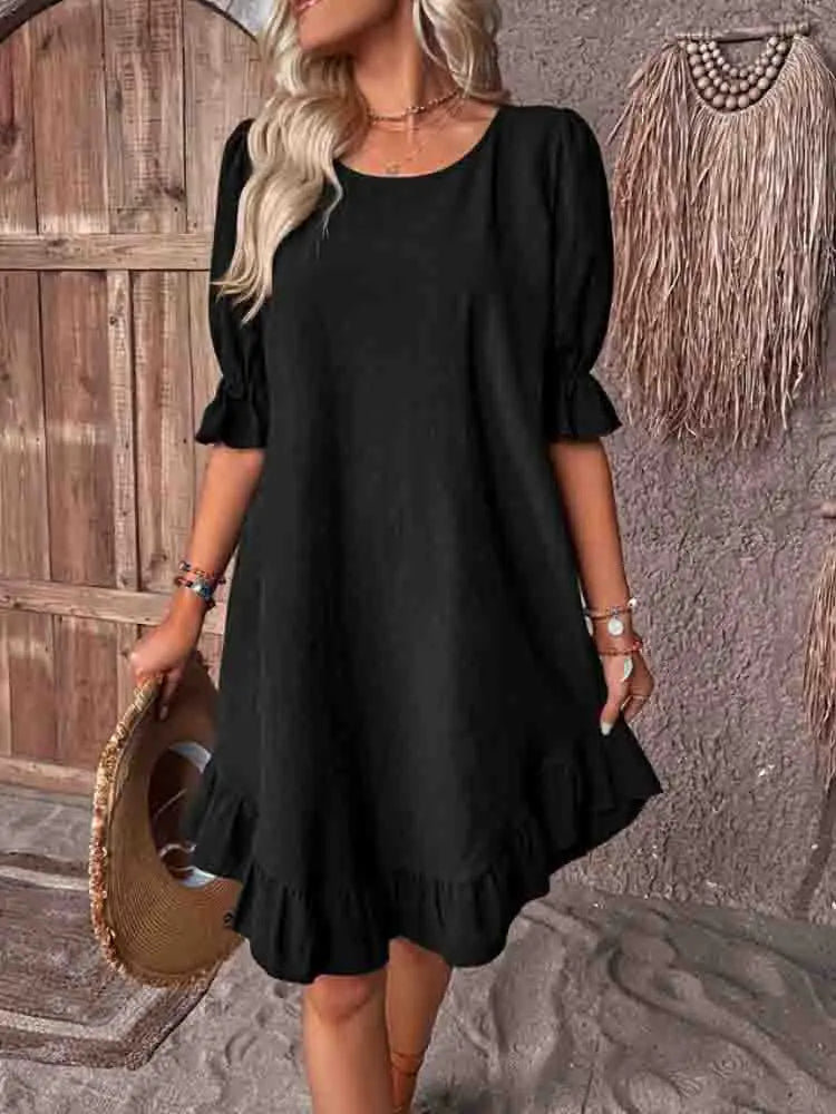 Sally | Ruffled Summer Dress