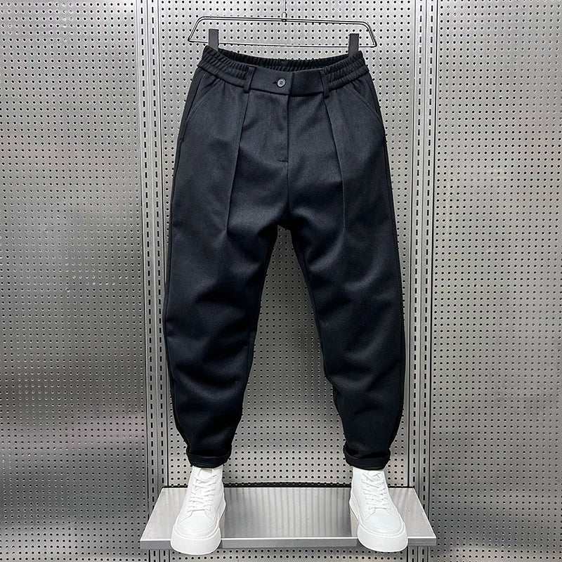 Marcello | Elegant Mélange Trousers
