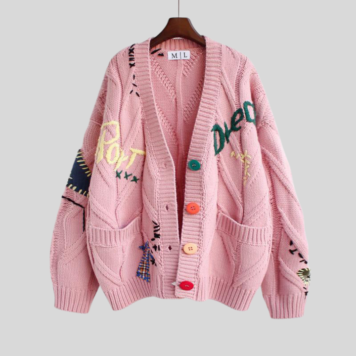 Retro Revival Cardigan by Valentina Rossi