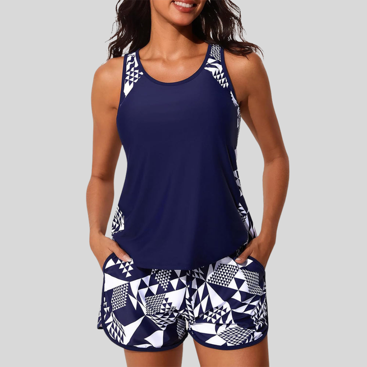 Printed Beach Pocket Bikini Shorts